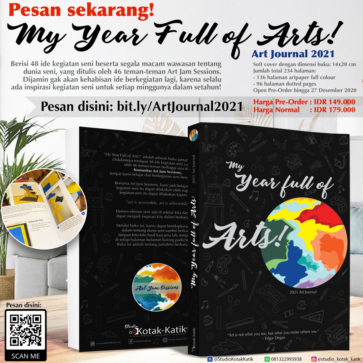 My Year Full of Arts! Art Journal 2021